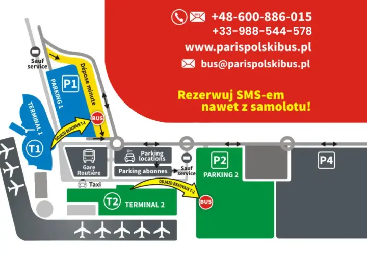 Gdzie się zatrzymuje autobus z lotniska Beauvais? Sprawdź, by nie zgubić się w Paryżu