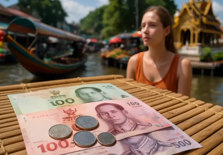 Pieniądze na targu w Tajlandii. Zastanawiasz się, ile kosztuje jedwab w Tajlandii?