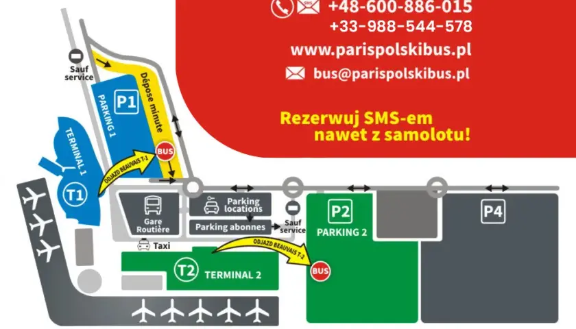 Gdzie się zatrzymuje autobus z lotniska Beauvais? Sprawdź, by nie zgubić się w Paryżu