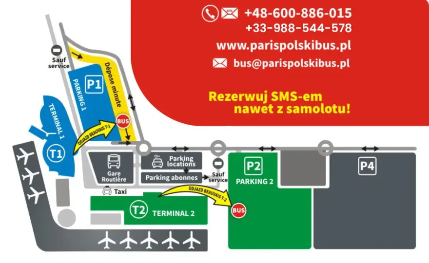 Gdzie się zatrzymuje autobus z lotniska Beauvais? Sprawdź, by nie zgubić się w Paryżu