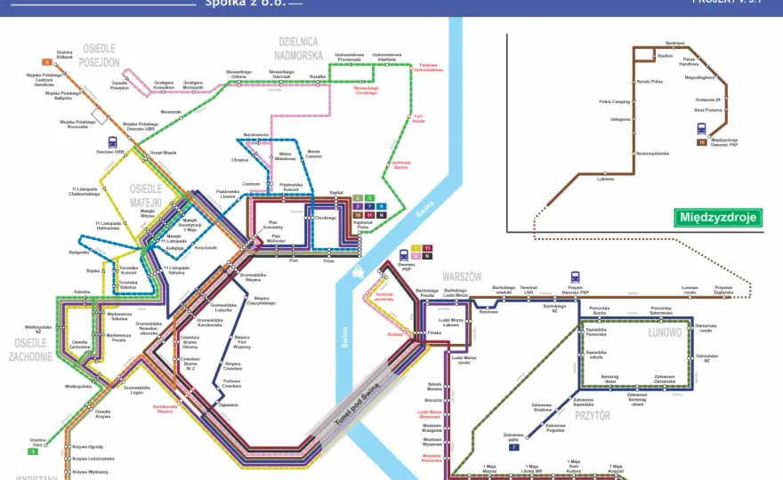 Gdzie w Mińsku zatrzymuje się bus WERSPOL? Sprawdź przystanki i trasy